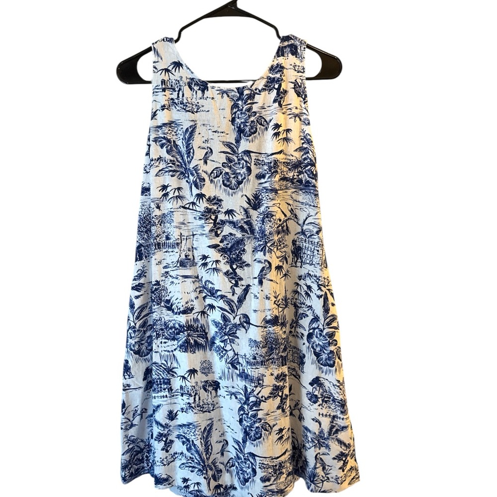 NWT Joie Blue and White Floral Mini Dress